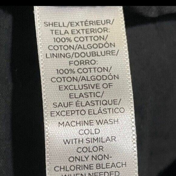 Loft Black Eyelet Midi Dress 2 Petite Cotton Tiered Adjustable Straps Summer - Picture 12 of 13